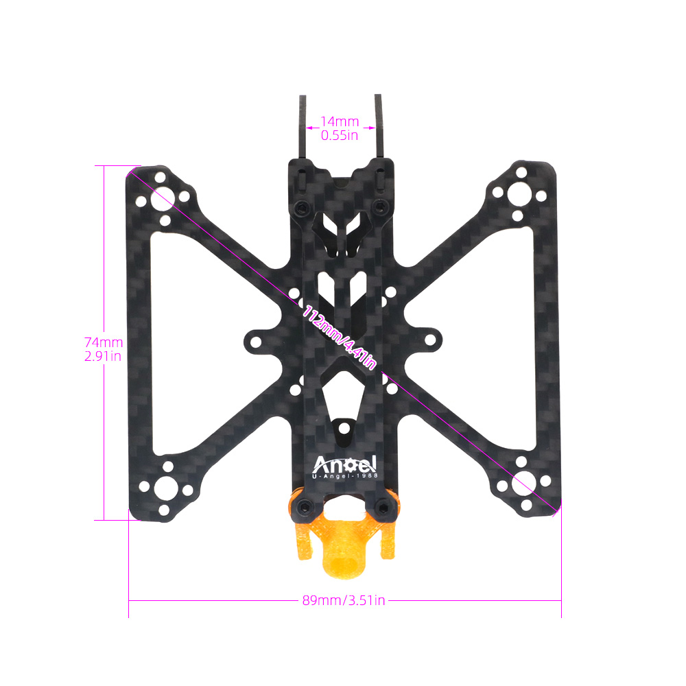 Комплект рамы Angel20 2 дюйма  – обзор и цена Drone Kit Build Yourself