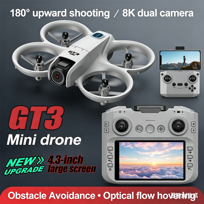 Мини-дрон 2026 GT3/GT3 MAX с к – обзор и цена Drone Kit Tricopter